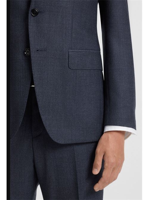 Virgin wool jacket with micro-pattern BOSS | 50551572 H-HUTSON-251 10275216.473